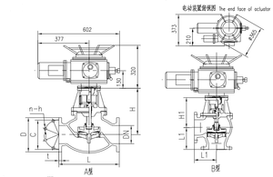 Marine FLANGE CAST STEEL ELECTRIC OPERATED STOP VALVE HDMV200-00