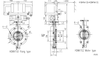 Marine Wafer & Flange Type Hydraulic Operated Double Eccentric Butterfly Valve HDMV150-2 & HDMV152-2