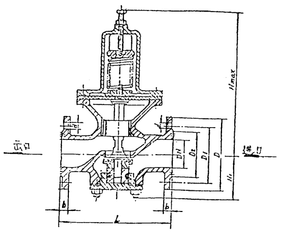 Marine Flange Water Pressure Reducing Valve HDMV45-00