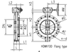 Marine Double Eccentric Flange Type Butterfly Valve HDMV100-1 