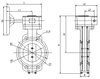 Marine Concentric Wafer Type Worm Gear Operated Butterfly Valve（F） HD 531