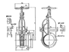 Marine PN1.0 & 1.6 MPa FLANGE CAST STEEL GATE VALVE HDSV04-00-2