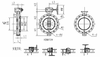 Marine Double Eccentric Double Flange Type Butterfly Valve HDMV104-1 